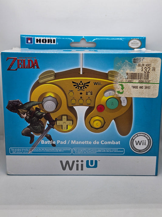 Legend of Zelda Nintendo Wii U Link Battle Pad Controller (CIB)