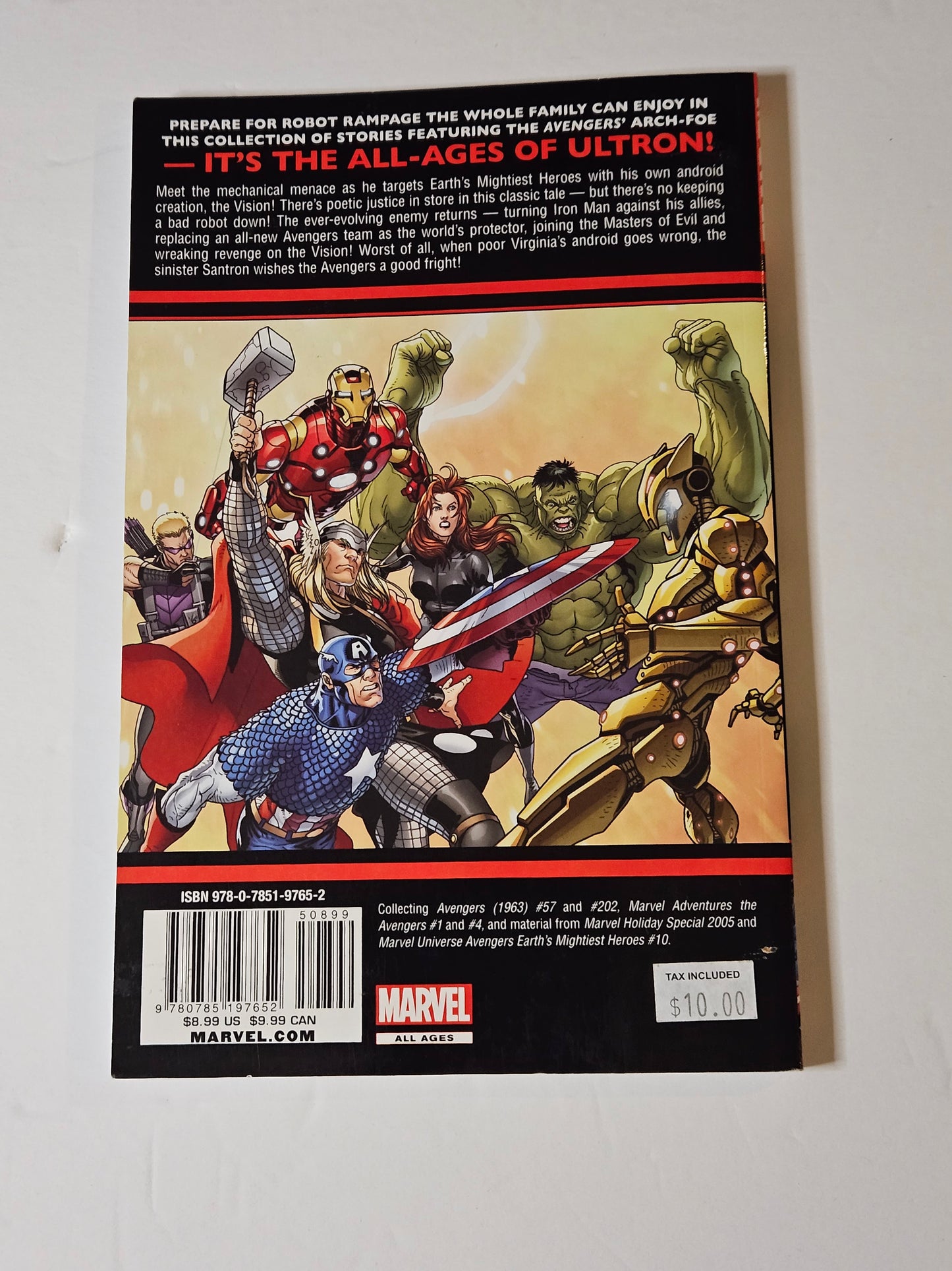 Marvel Avengers Vs. Ultron (Paperback)