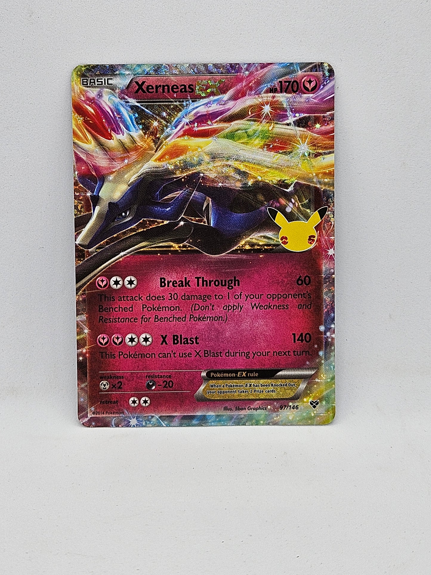 Pokemon Xerneas-EX - 97/146 - Rare Holo EX