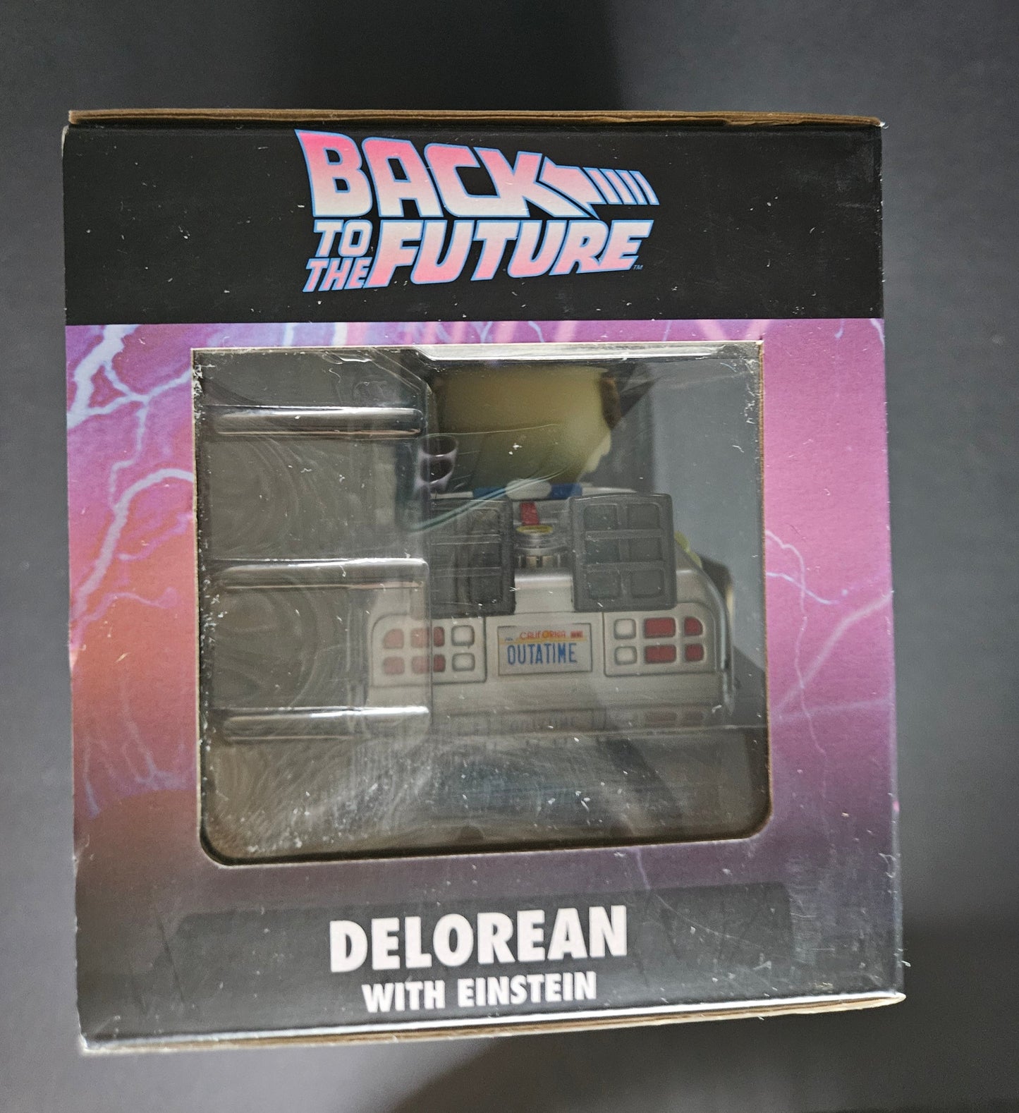 Funko Movies 007 Dorbz Ridez DeLorean With Einstein Back To The Future*