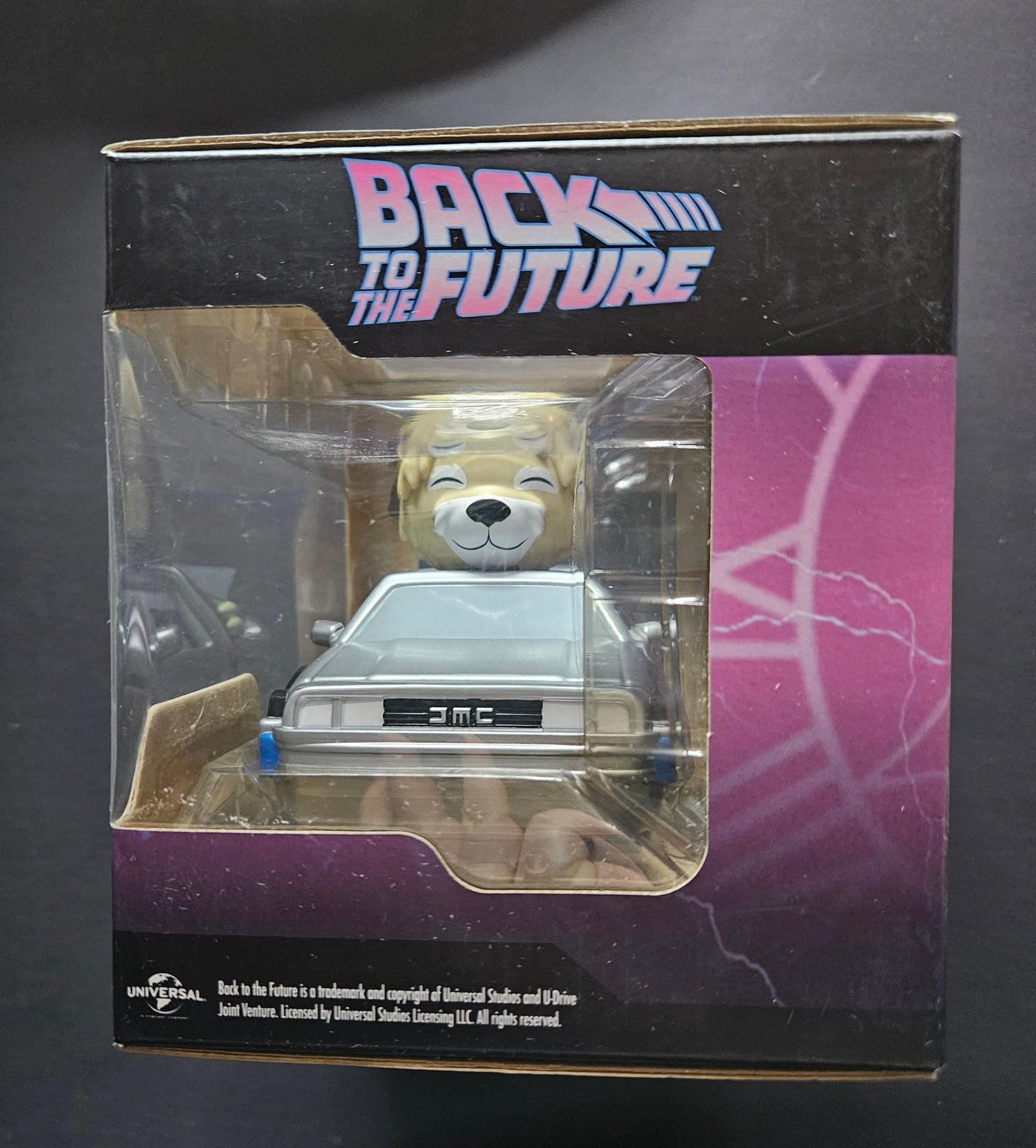 Funko Movies 007 Dorbz Ridez DeLorean With Einstein Back To The Future*