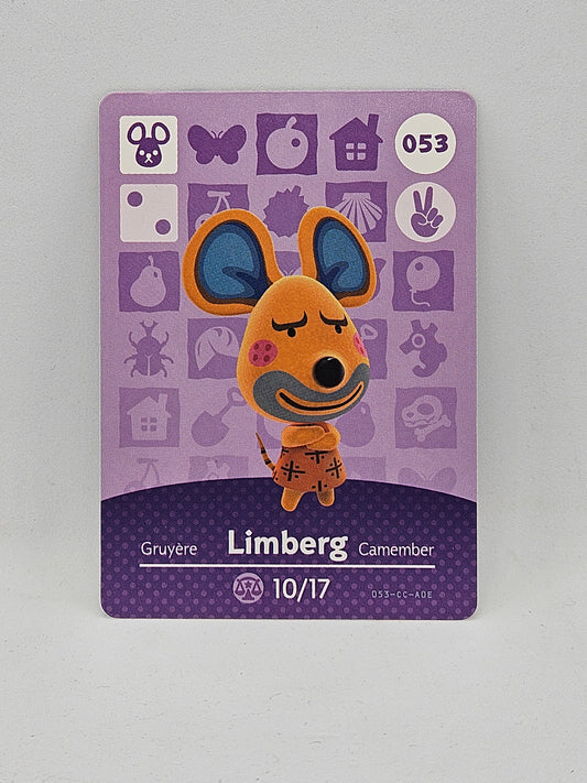 053 Limberg Animal Crossing Amiibo Card Series 1