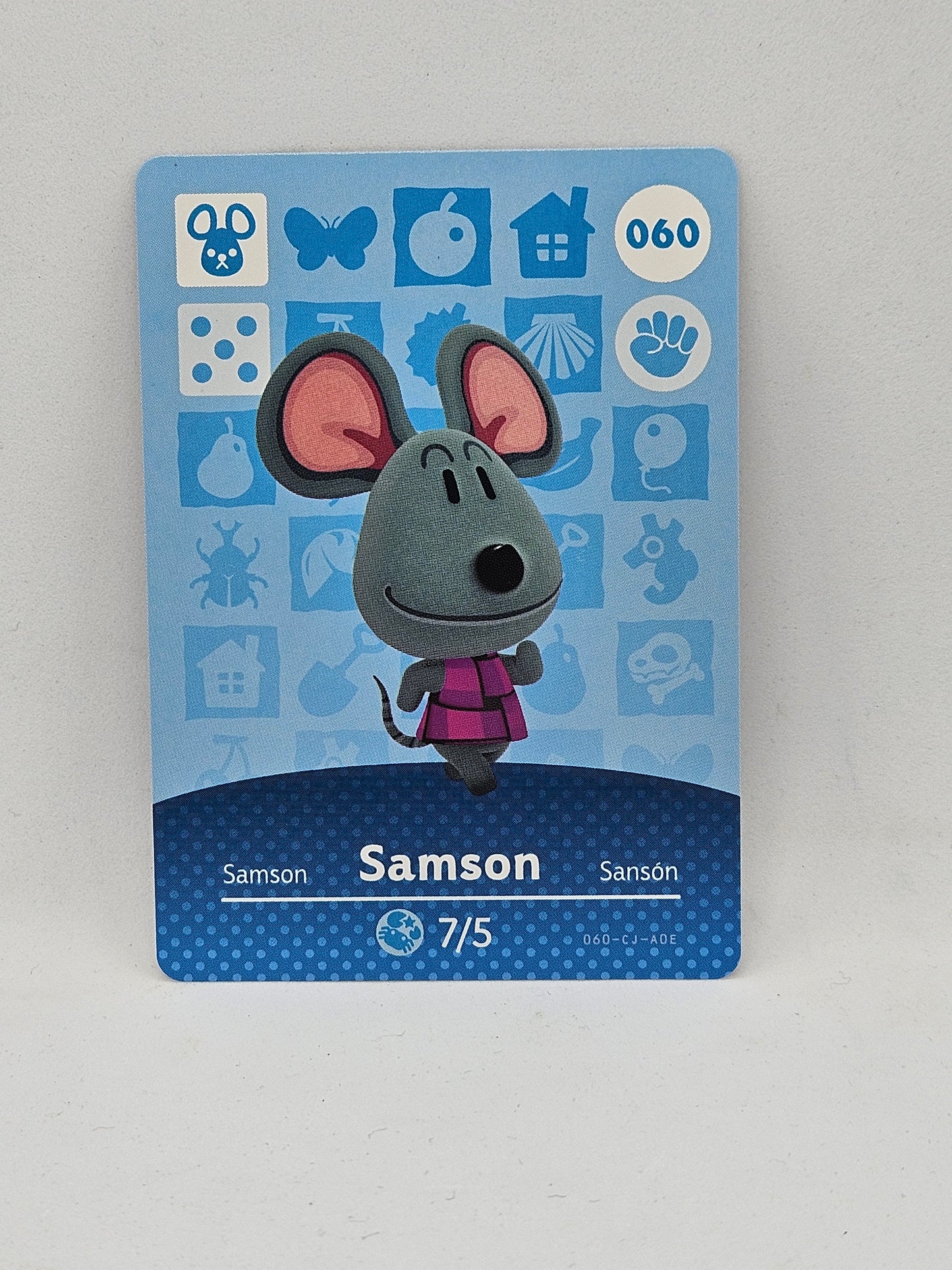 060 Samson Animal Crossing Amiibo Card Series 1