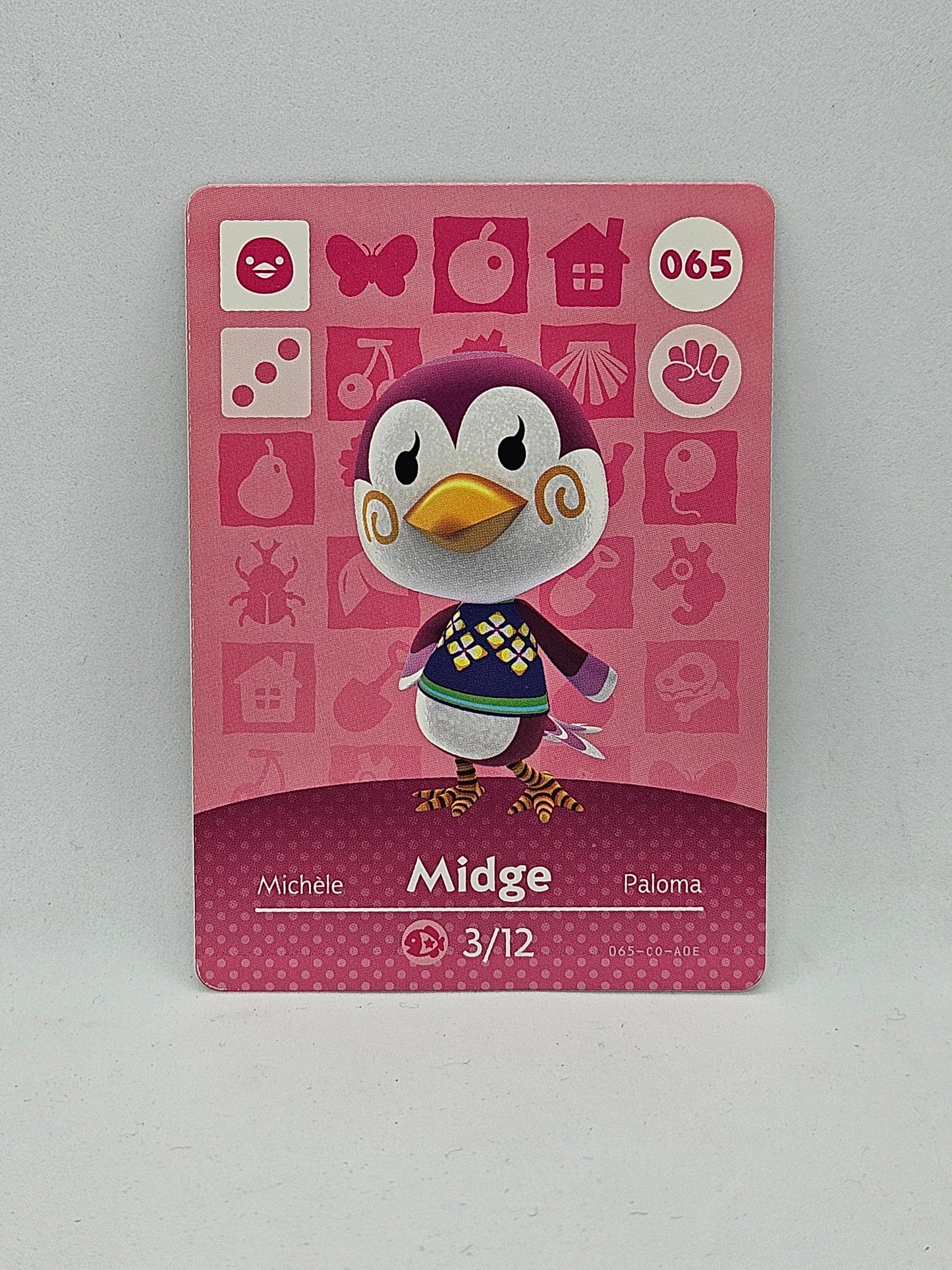 065 Midge Animal Crossing Amiibo Card Series 1