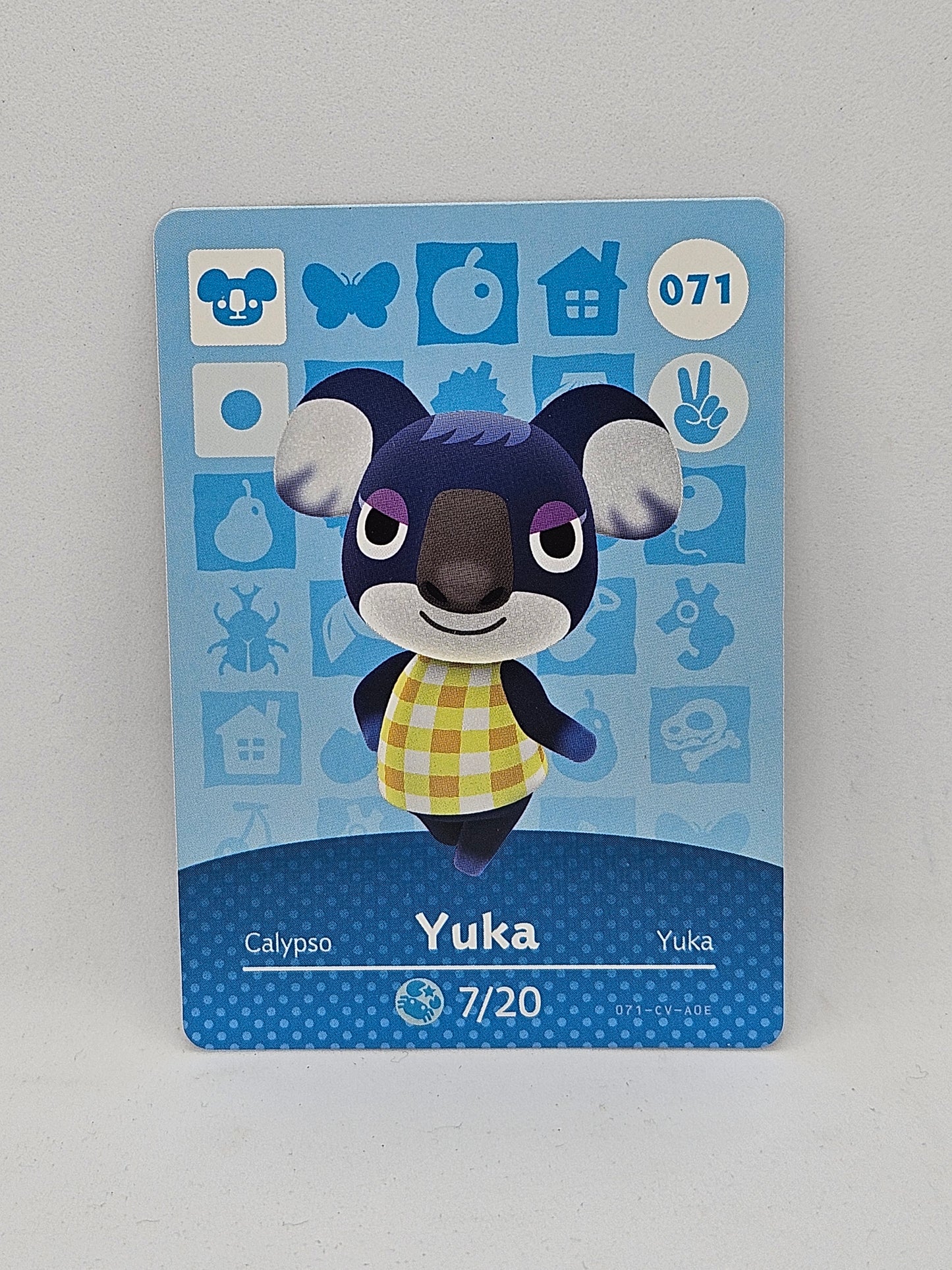 071 Yuka Animal Crossing Amiibo Card Series 1