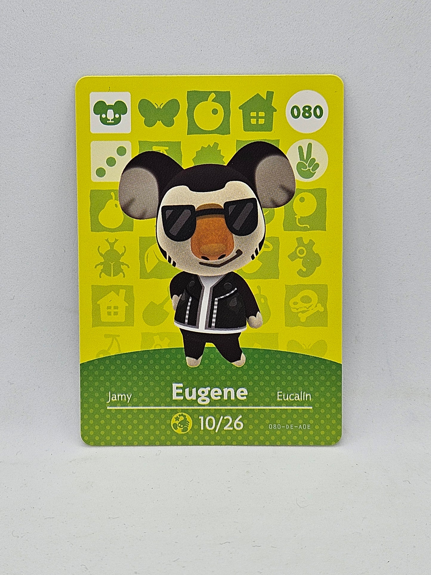 080 Eugene Animal Crossing Amiibo Card Series 1