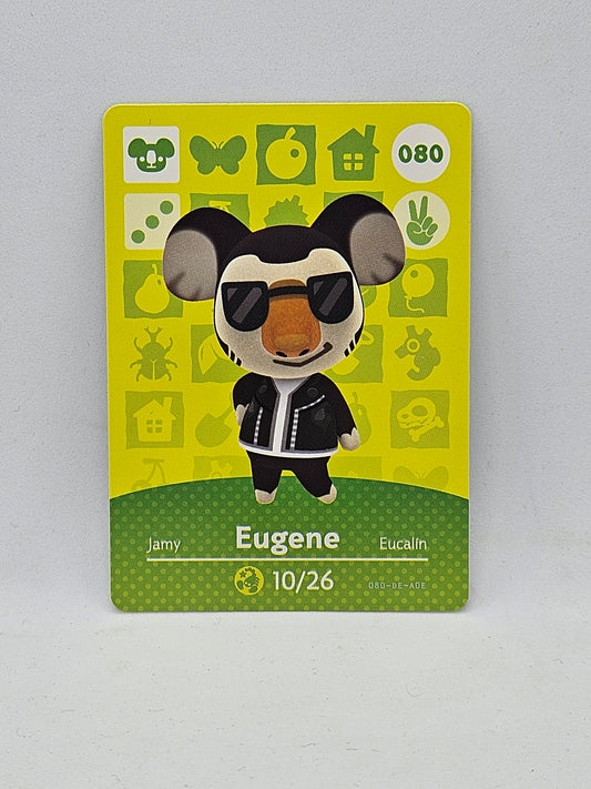 080 Eugene Animal Crossing Amiibo Card Series 1