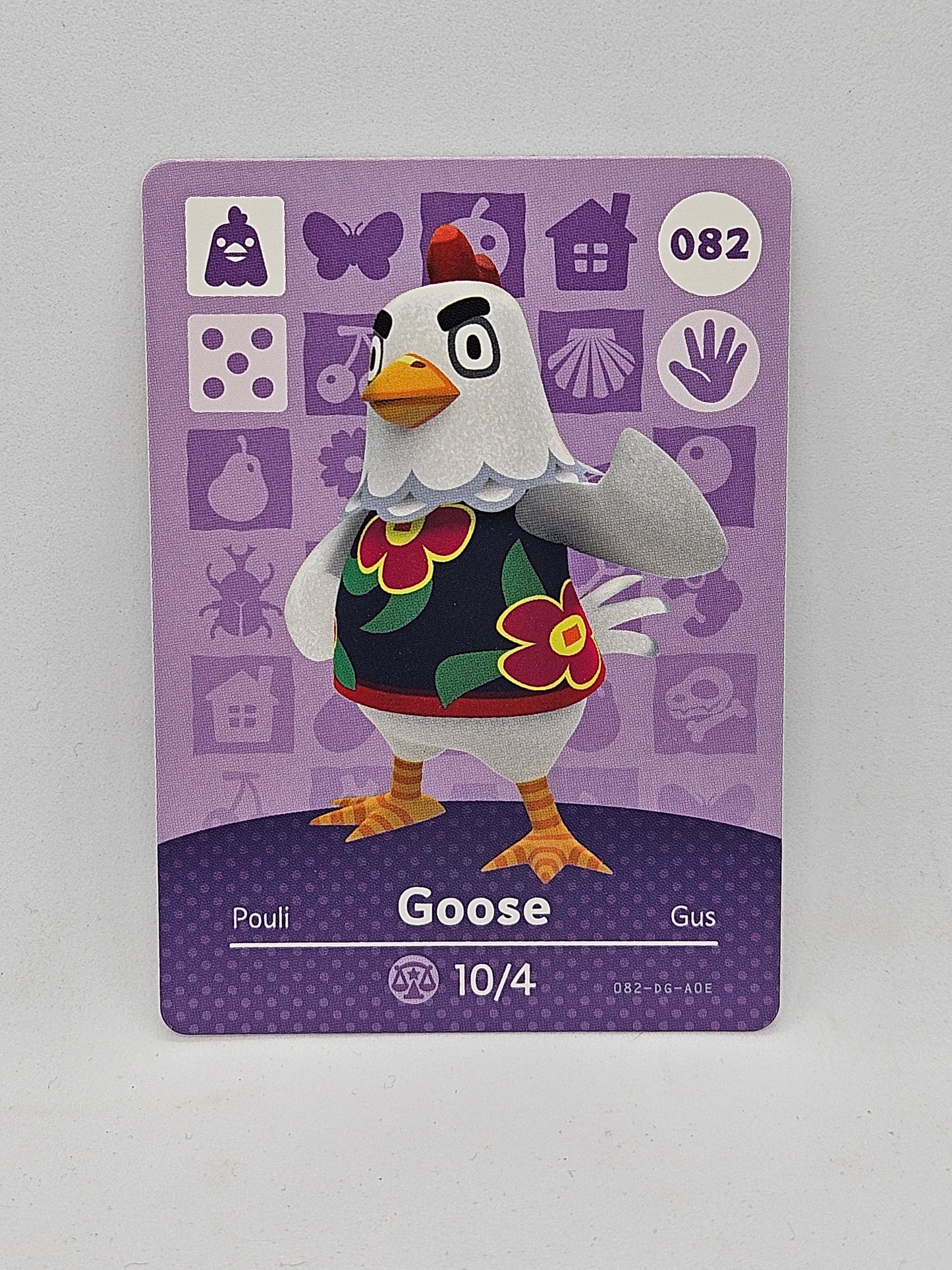 082 Goose Animal Crossing Amiibo Card Series 1