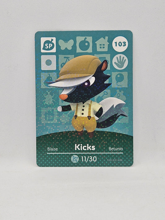 103 Kicks Animal Crossing Amiibo Card Series 2