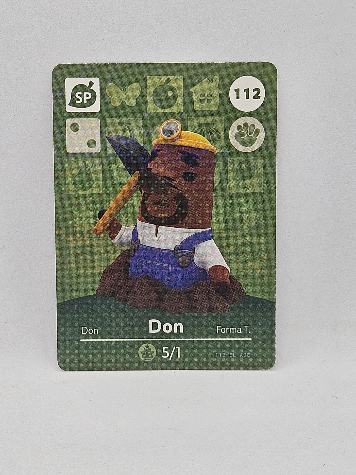 112 Don Animal Crossing Amiibo Card Series 2