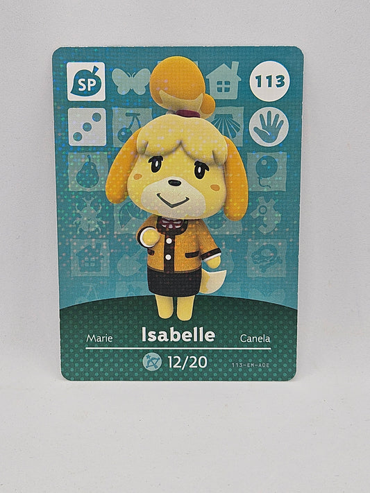 113 Isabelle Animal Crossing Amiibo Card Series 2