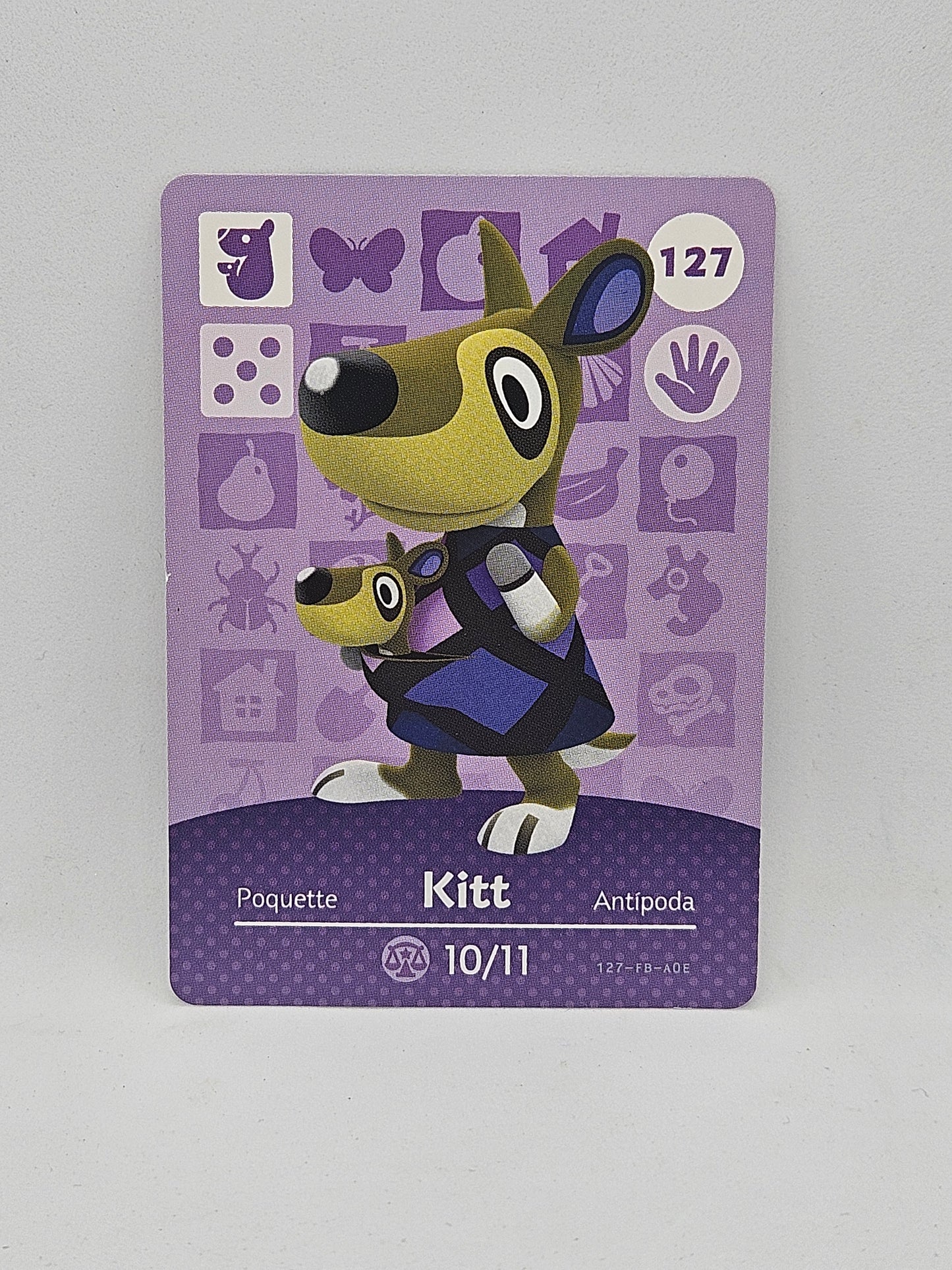 127 Kitt Animal Crossing Amiibo Card Series 2