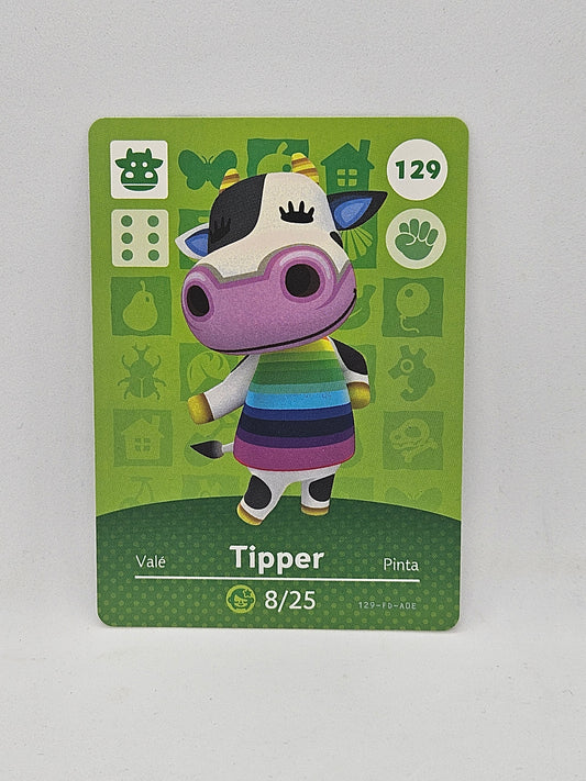 129 Tipper Animal Crossing Amiibo Card Series 2