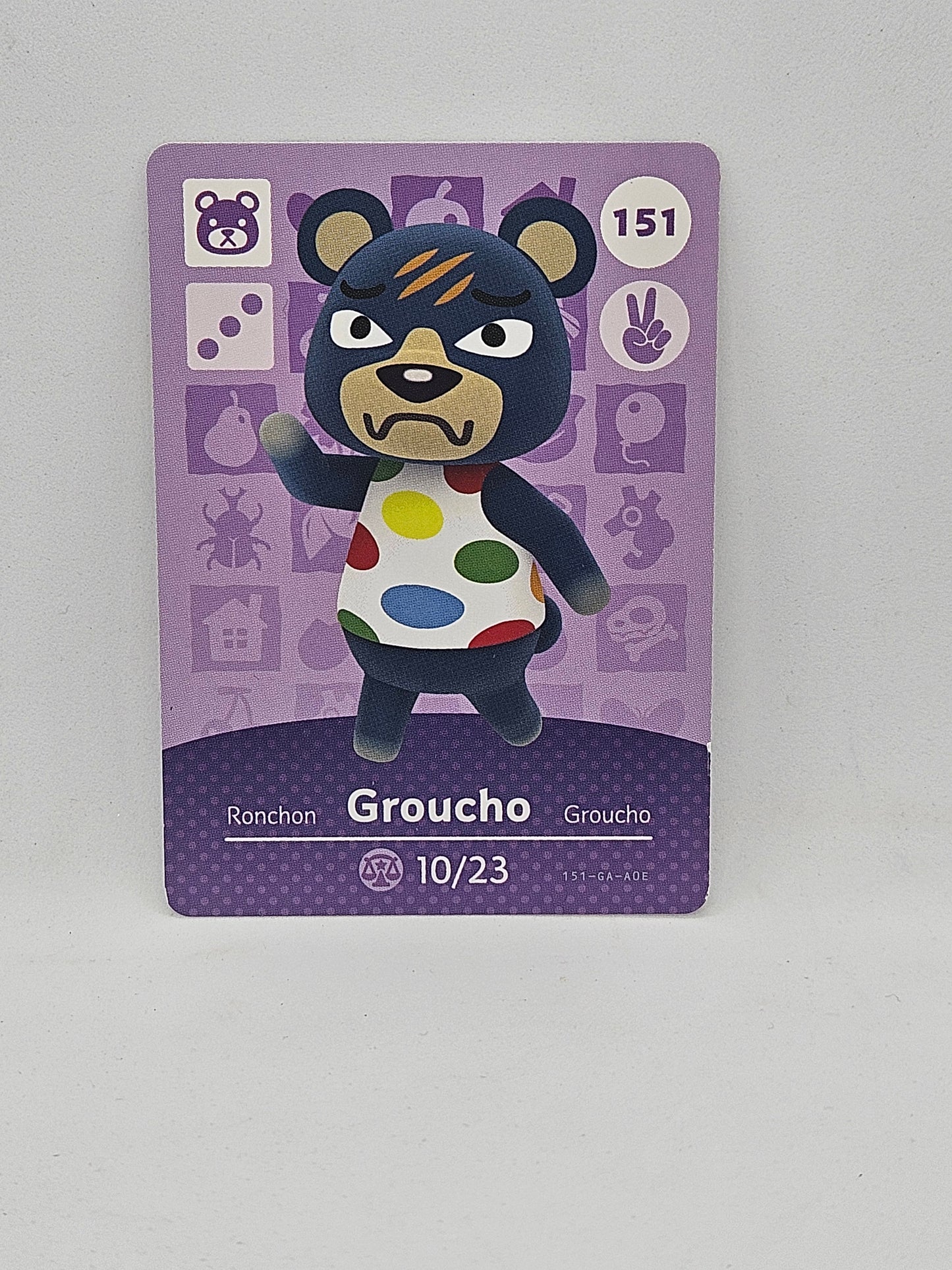 151 Groucho Animal Crossing Amiibo Card Series 2