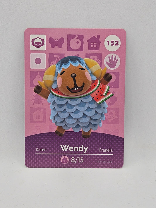 152 Wendy Animal Crossing Amiibo Card Series 2