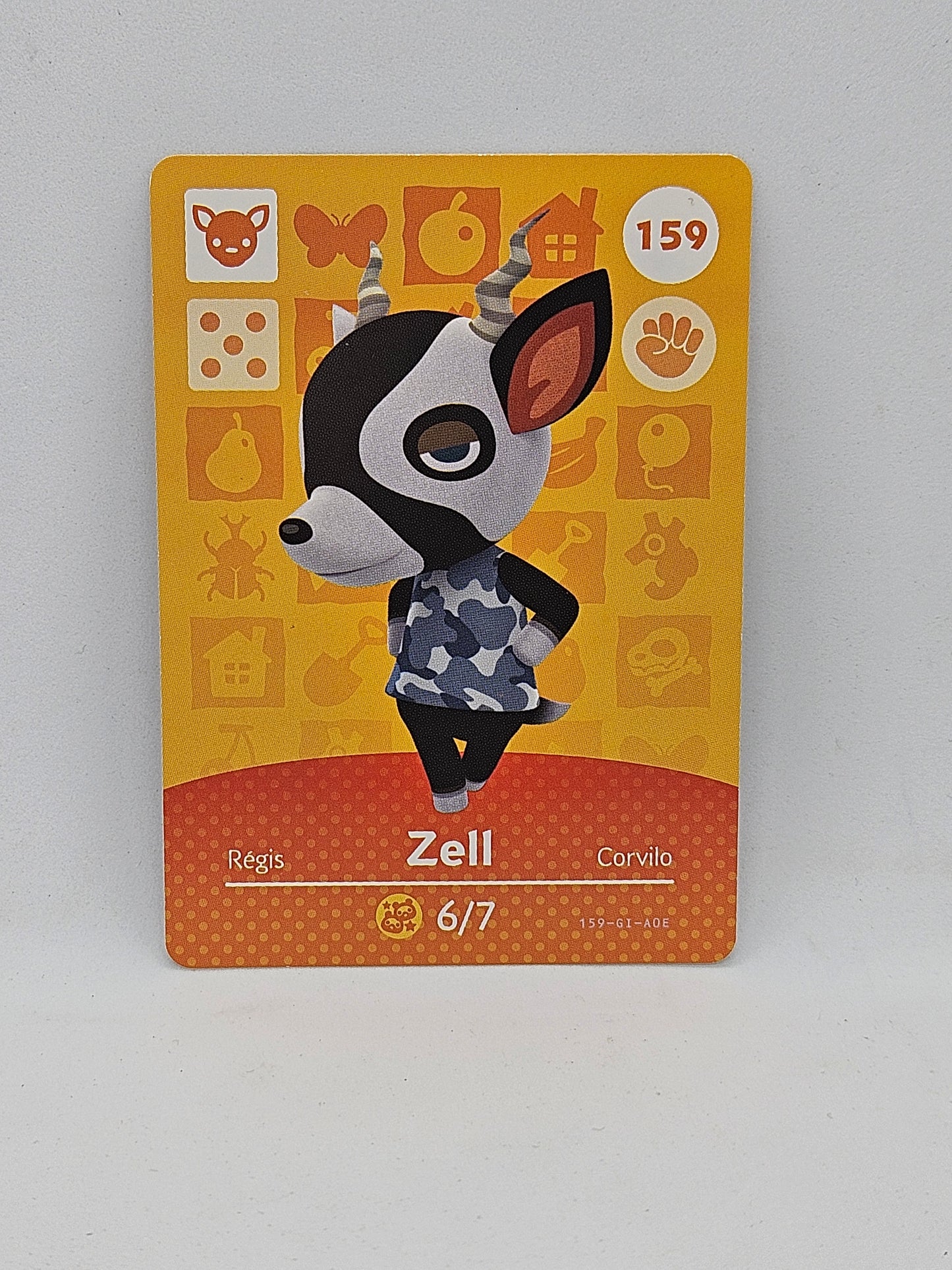 159 Zell Animal Crossing Amiibo Card Series 2