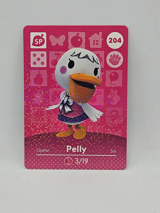 204 Pelly Animal Crossing Amiibo Card Series 3