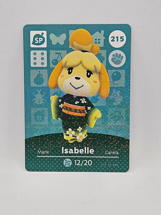 215 Isabelle Animal Crossing Amiibo Card Series 3