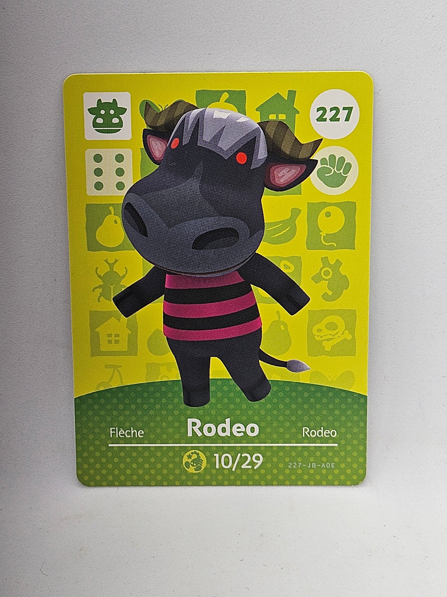 227 Rodeo Animal Crossing Amiibo Card Series 3