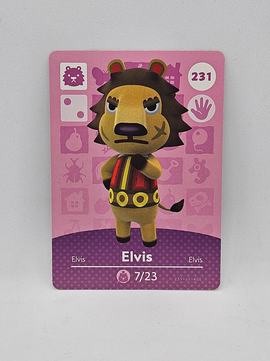 231 Elvis Animal Crossing Amiibo Card Series 3