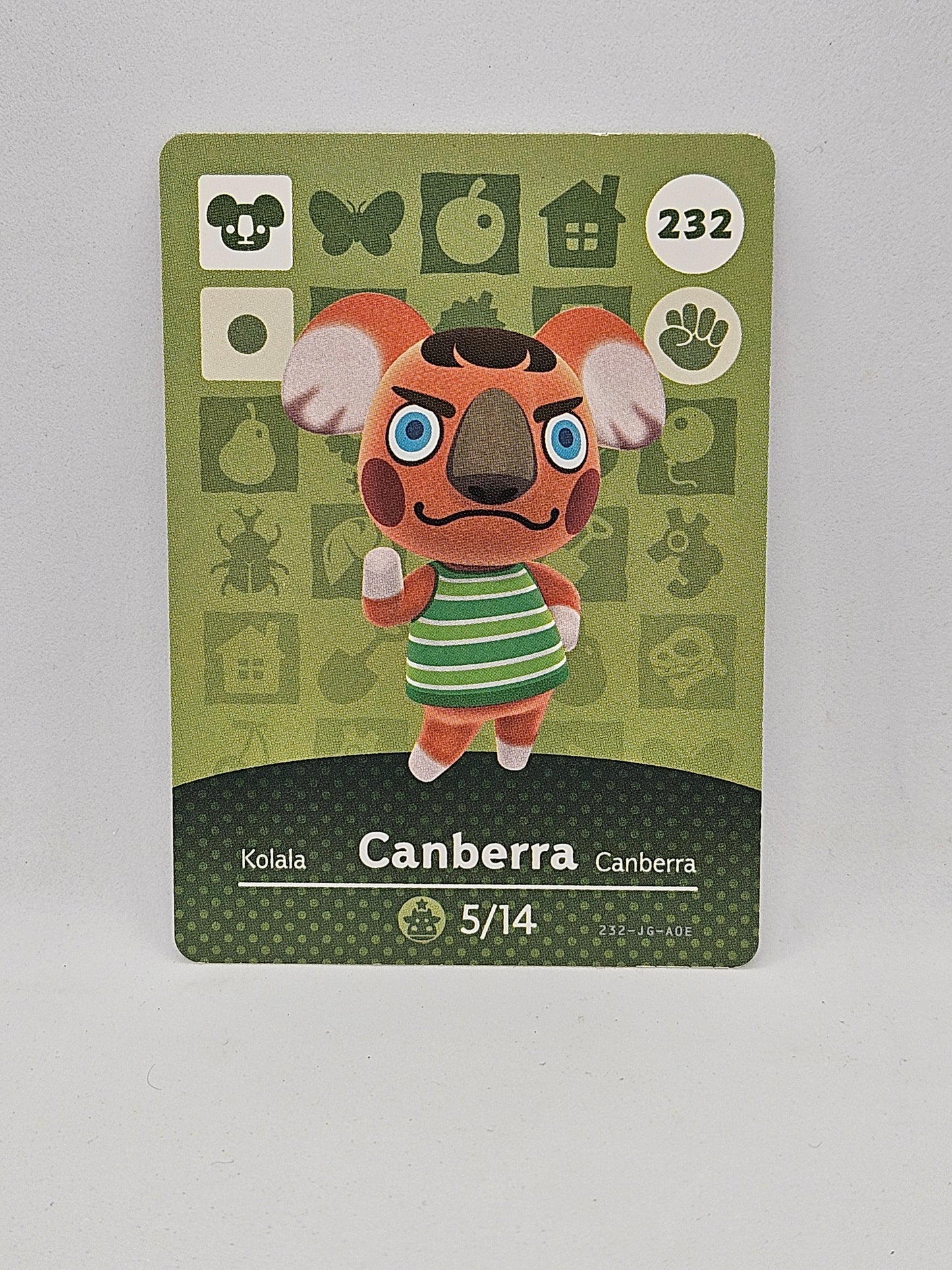 232 Canberra Animal Crossing Amiibo Card Series 3