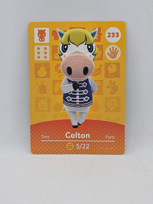 233 Colton Animal Crossing Amiibo Card Series 3