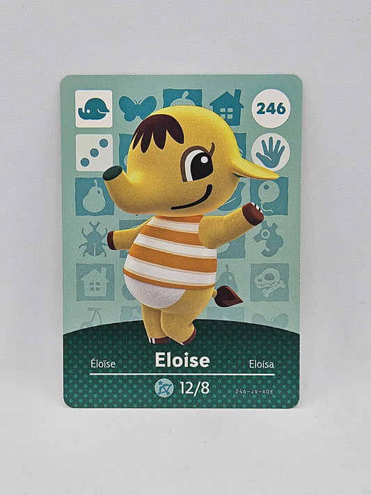 246 Eloise Animal Crossing Amiibo Card Series 3