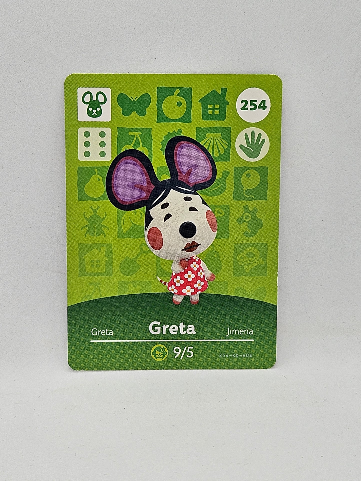 254 Greta Animal Crossing Amiibo Card Series 3