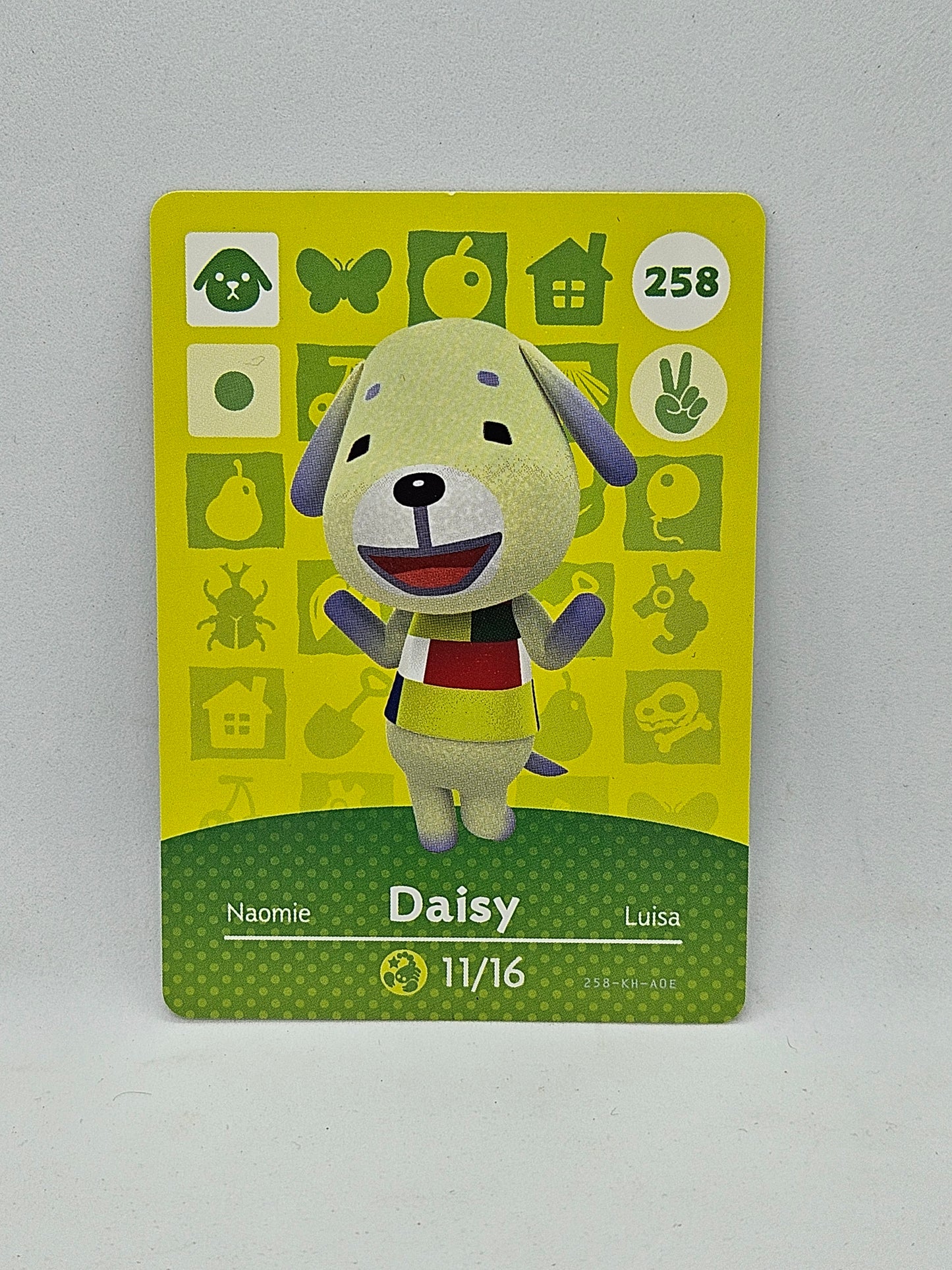 258 Daisy Animal Crossing Amiibo Card Series 3