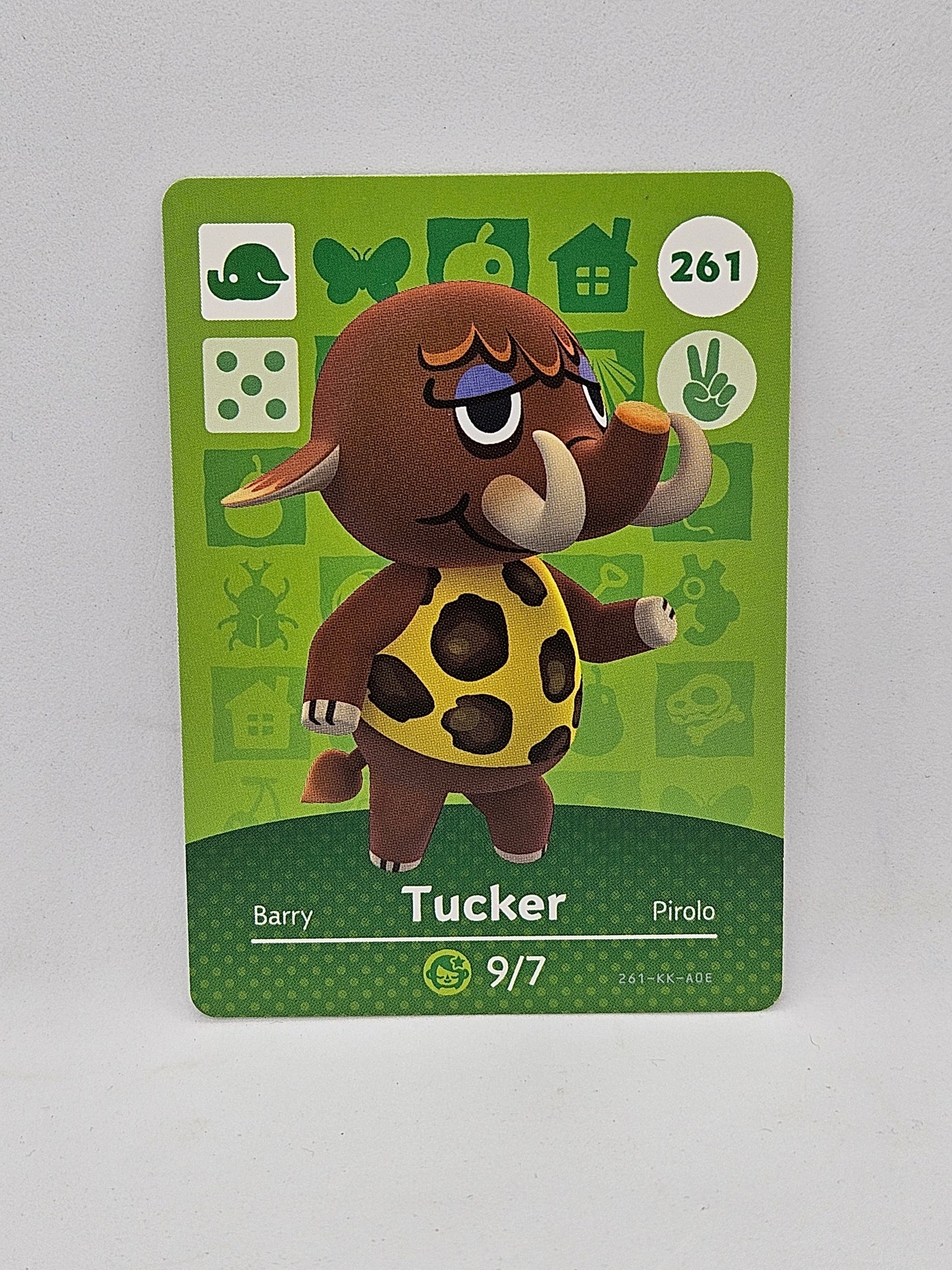 261 Tucker Animal Crossing Amiibo Card Series 3