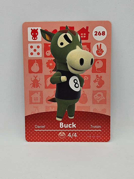 268 Buck Animal Crossing Amiibo Card Series 3