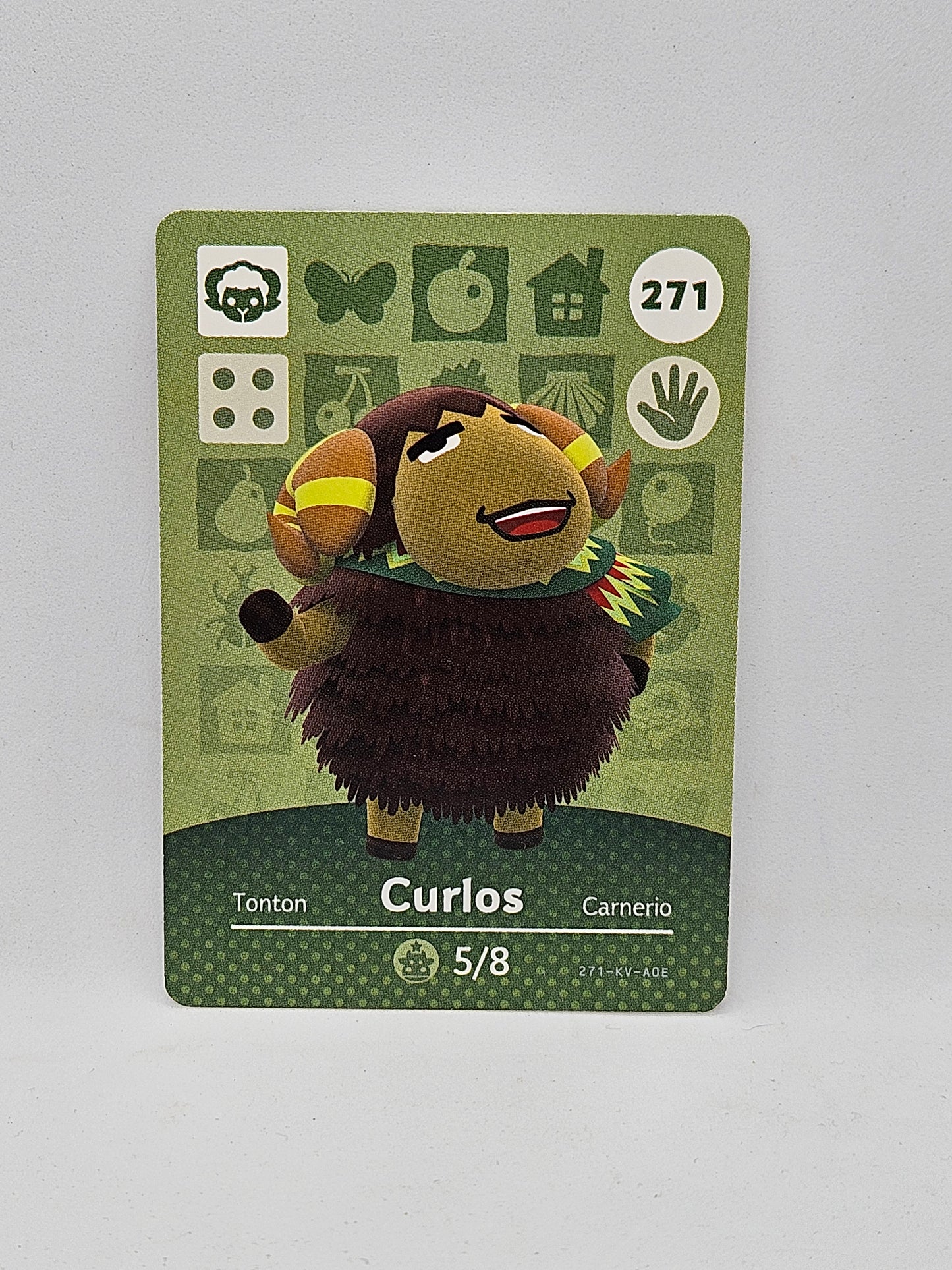 271 Curlos Animal Crossing Amiibo Card Series 3