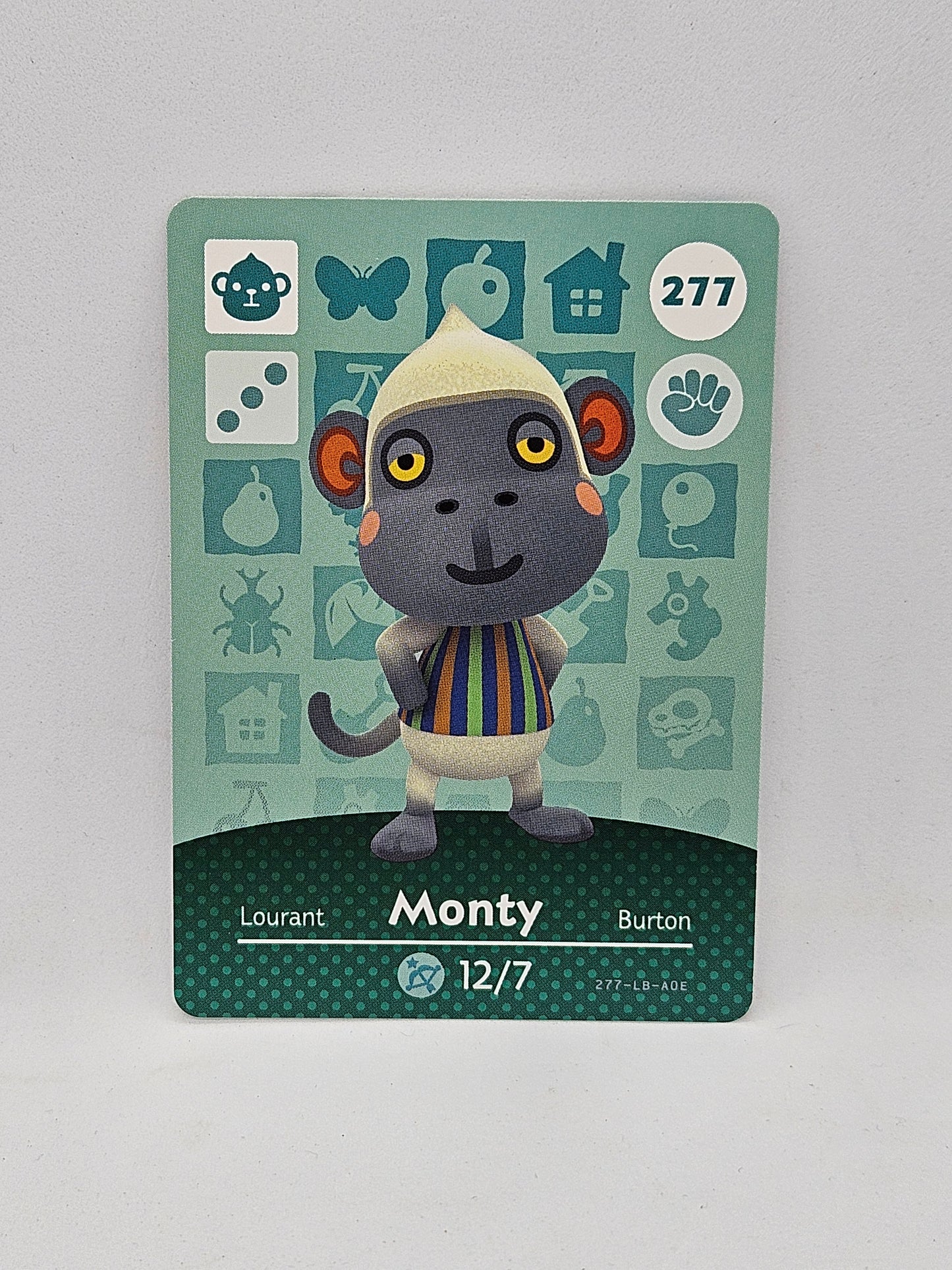 277 Monty Animal Crossing Amiibo Card Series 3