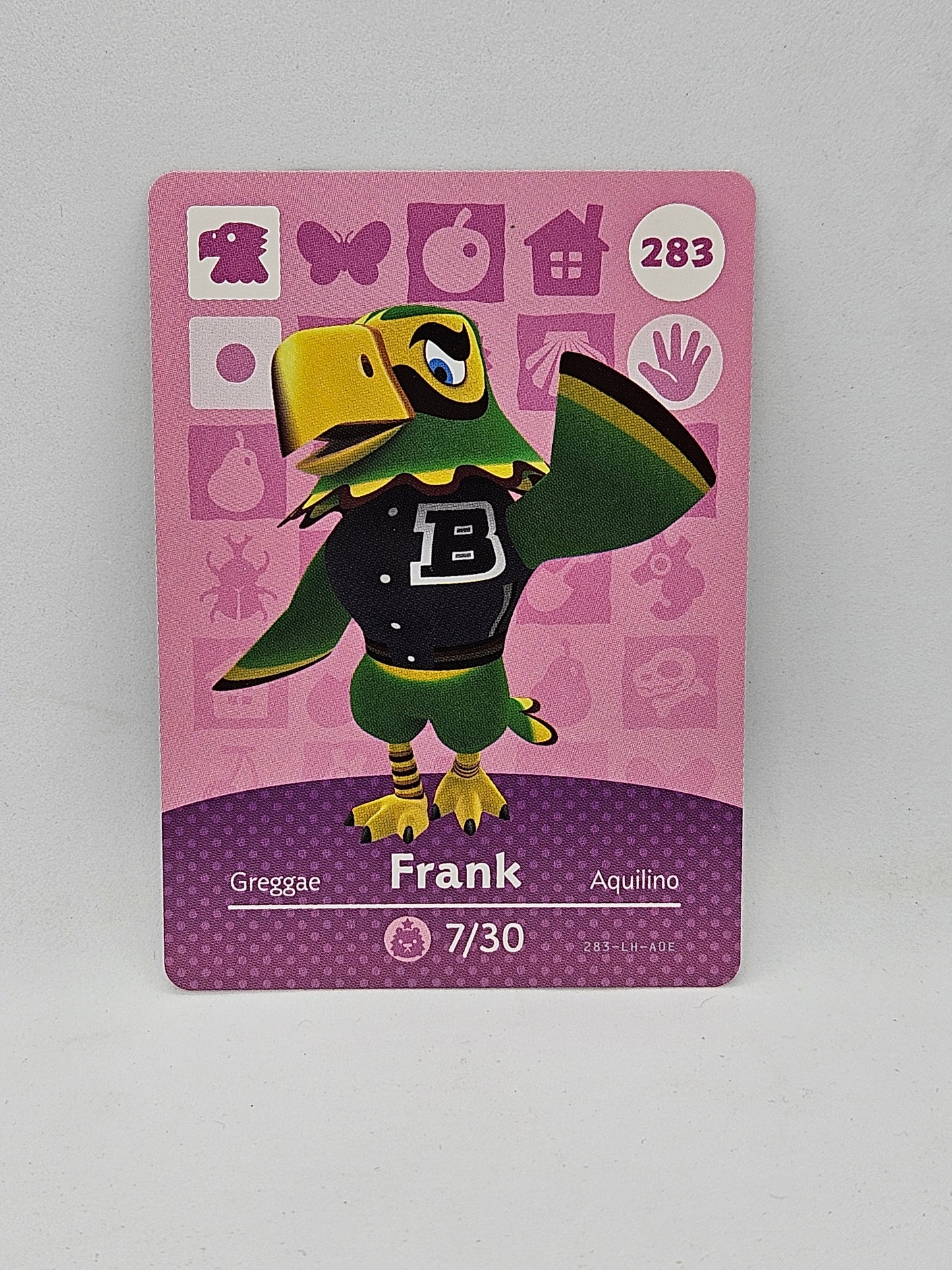 283 Frank Animal Crossing Amiibo Card Series 3