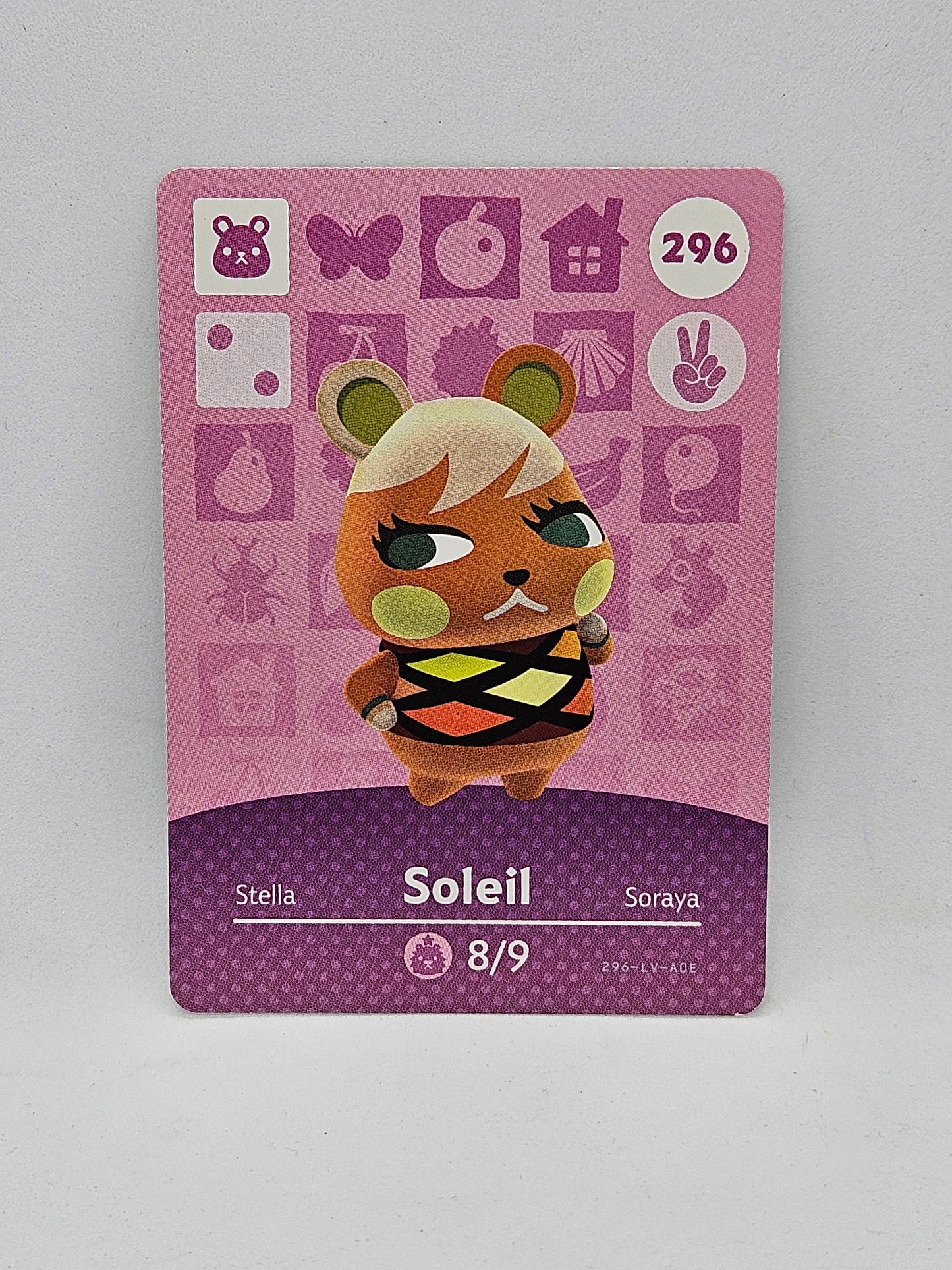 296 Soleil Animal Crossing Amiibo Card Series 3