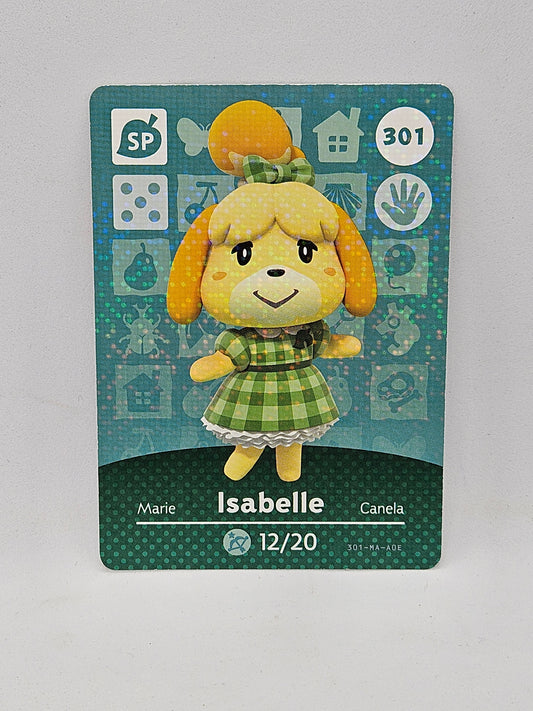 301 Isabelle Animal Crossing Amiibo Card Series 4