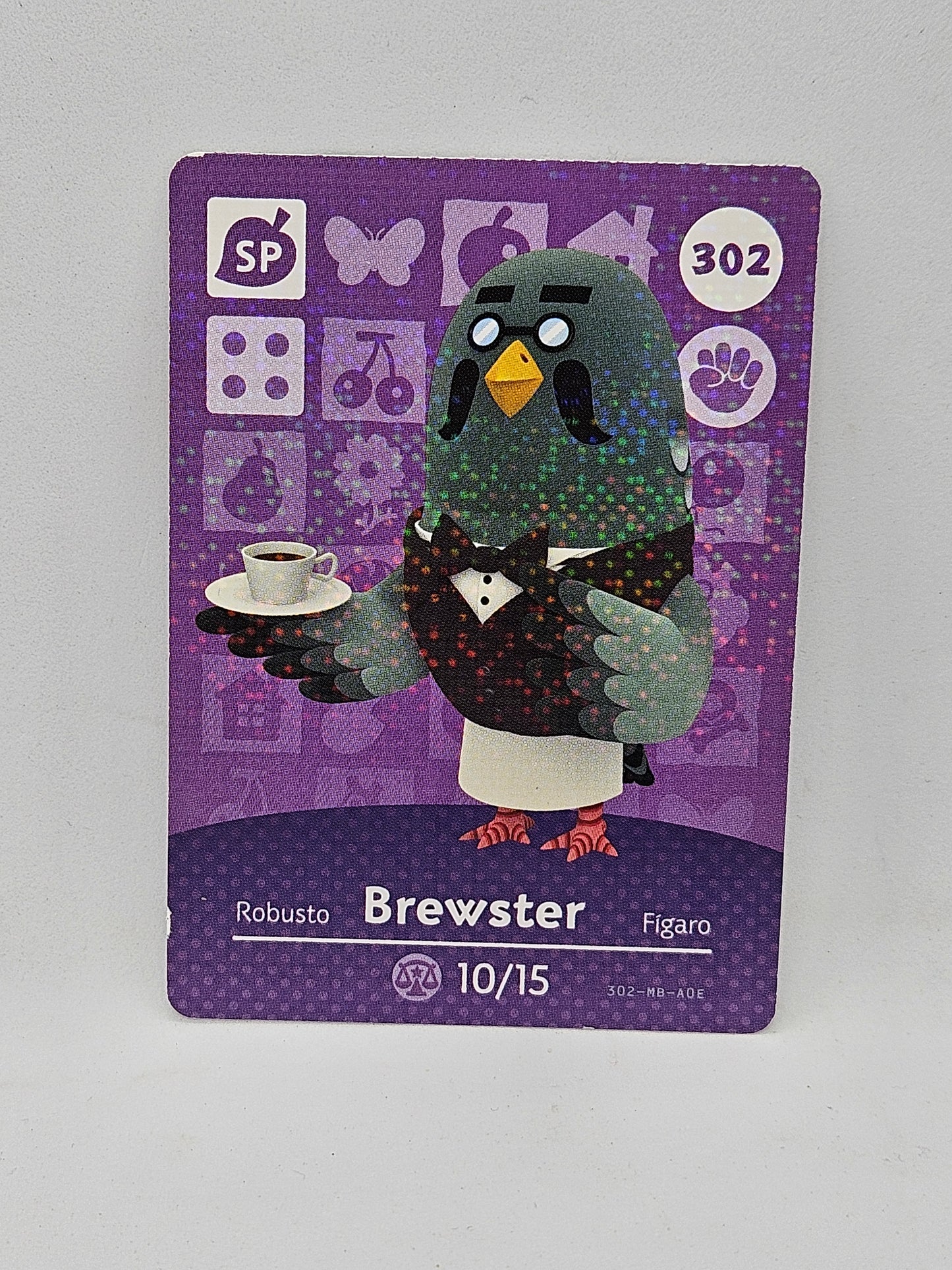 302 Brewster Animal Crossing Amiibo Card Series 4