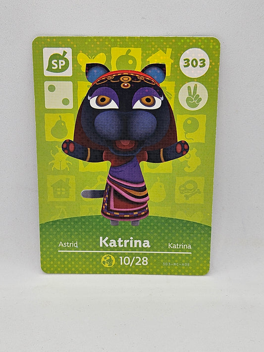 303 Katrina Animal Crossing Amiibo Card Series 4