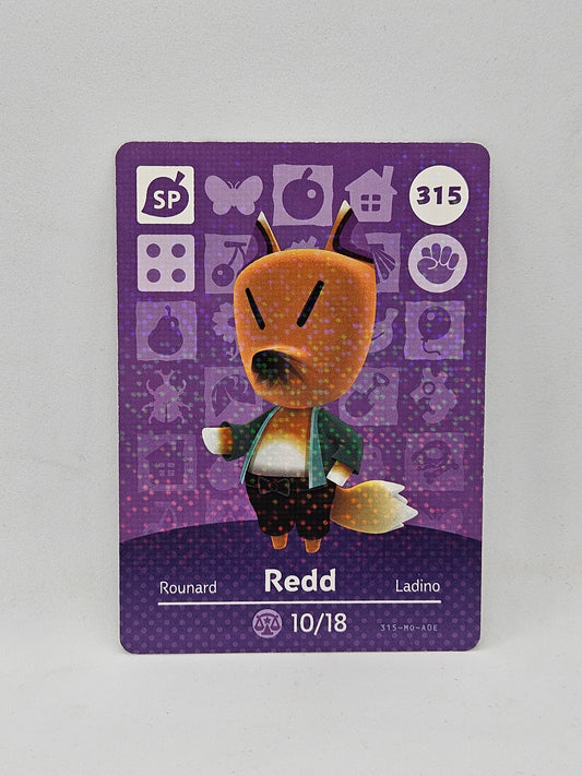 315 Redd Animal Crossing Amiibo Card Series 4