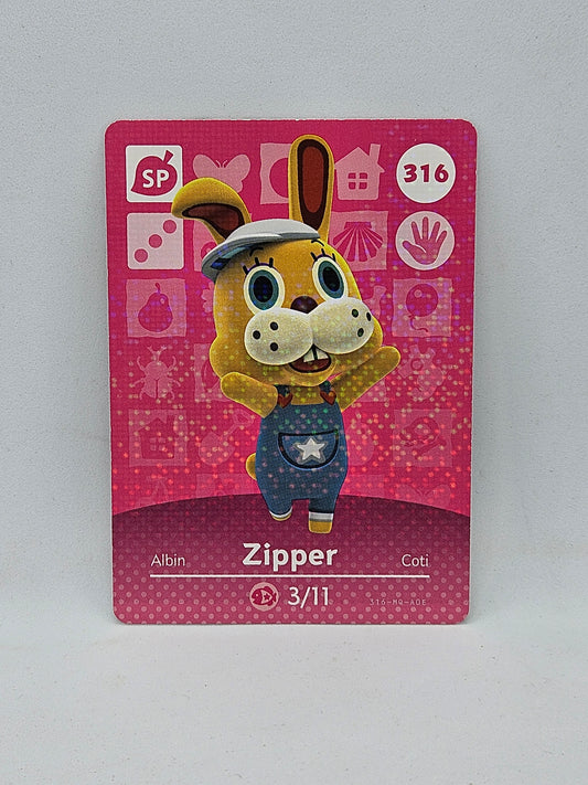 316 Zipper Animal Crossing Amiibo Card Series 4