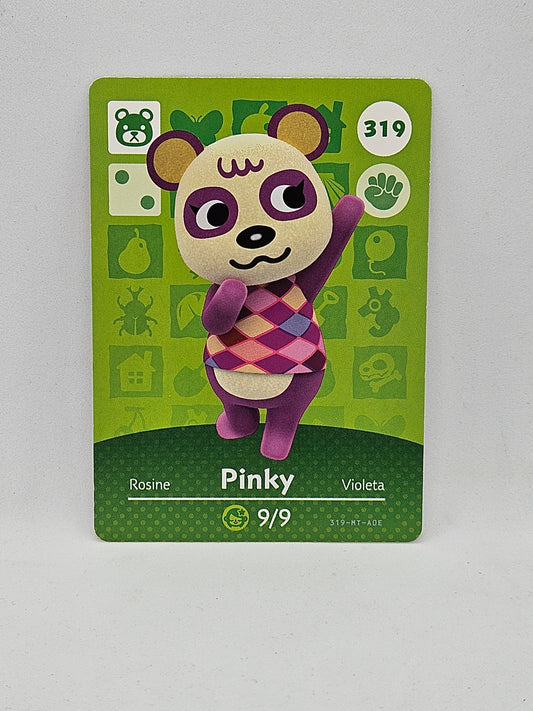 319 Pinky Animal Crossing Amiibo Card Series 4