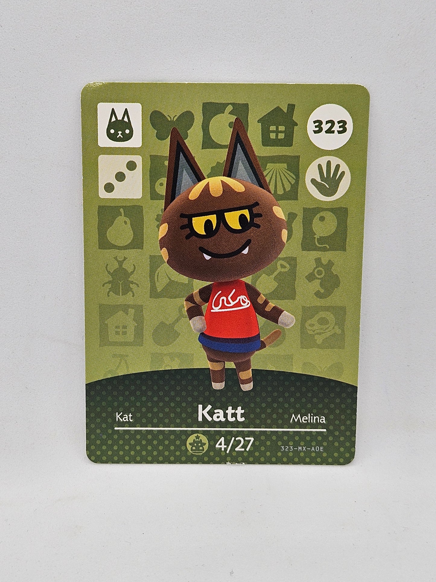 323 Katt Animal Crossing Amiibo Card Series 4