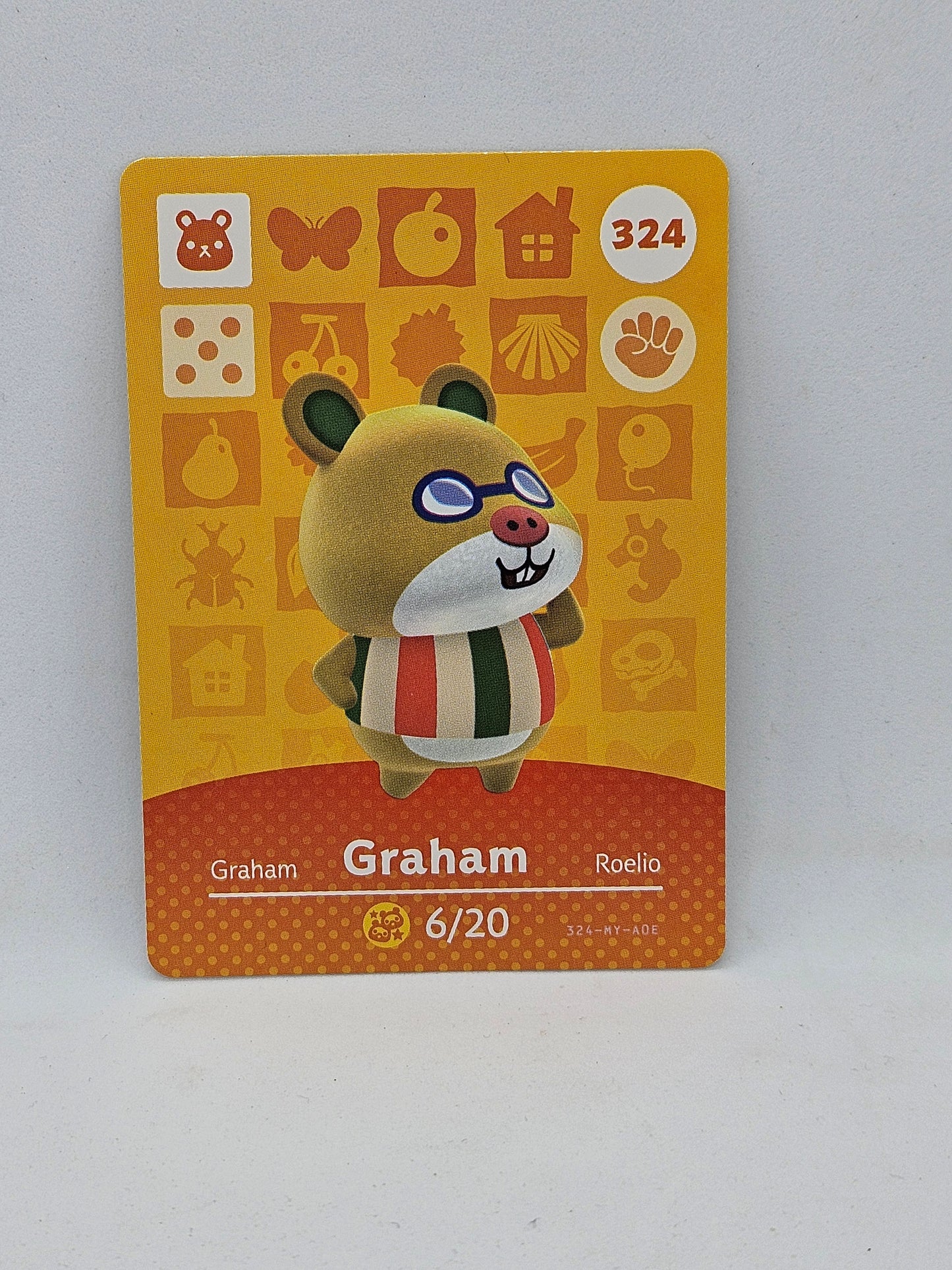 324 Graham Animal Crossing Amiibo Card Series 4