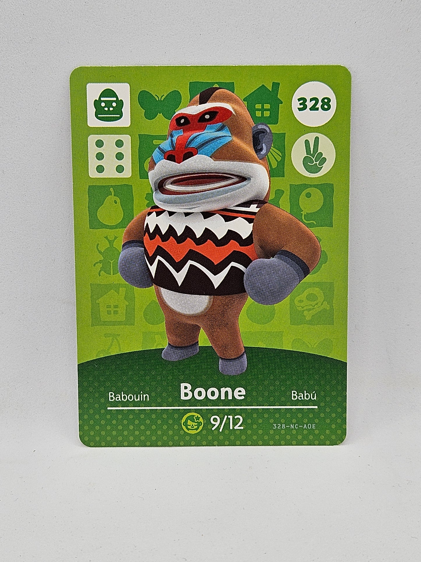 328 Boone Animal Crossing Amiibo Card Series 4