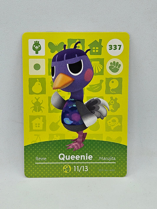 337 Queenie Animal Crossing Amiibo Card Series 4