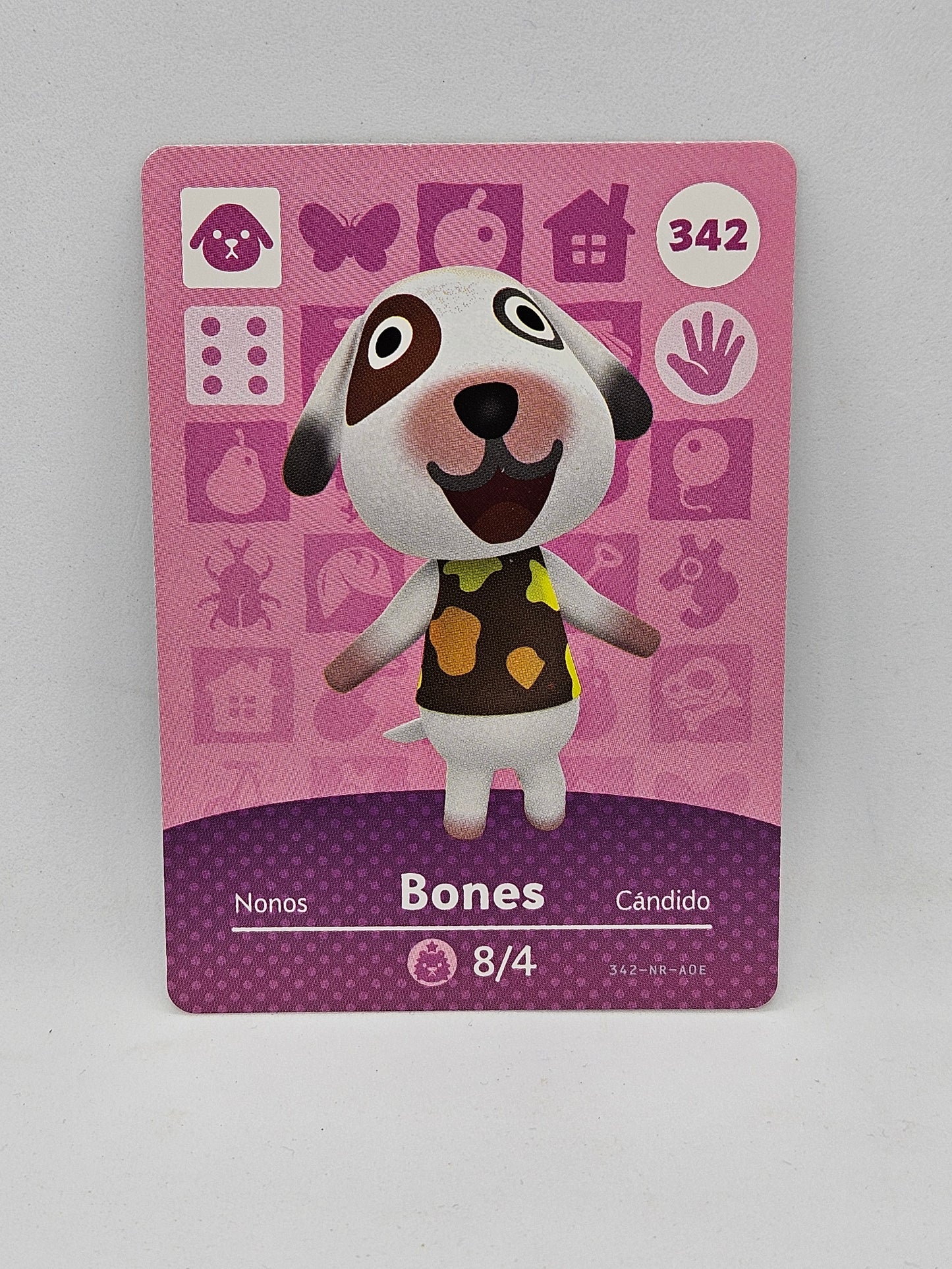 342 Bones Animal Crossing Amiibo Card Series 4