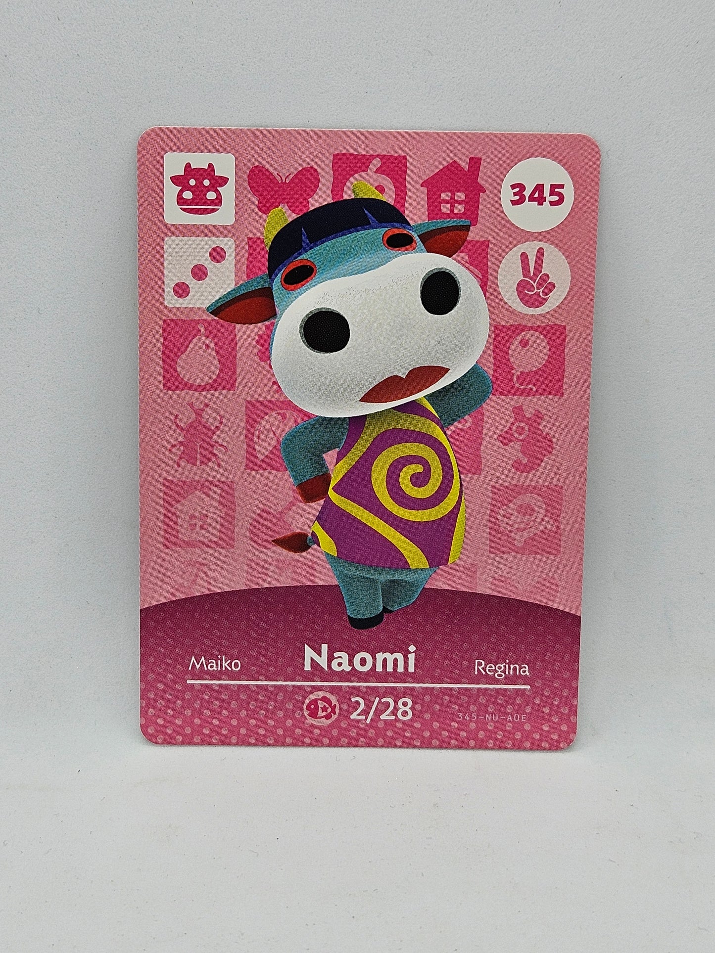 345 Naomi Animal Crossing Amiibo Card Series 4