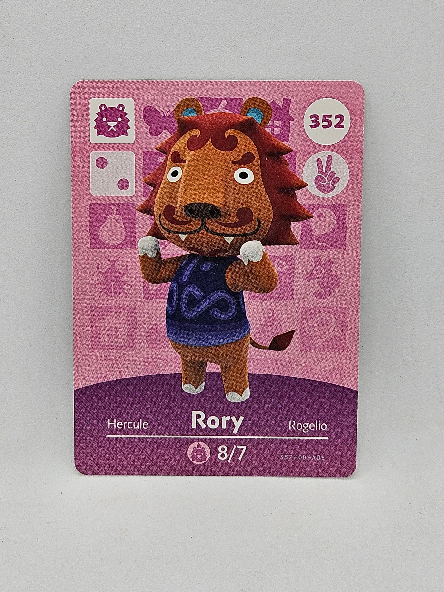 352 Rory Animal Crossing Amiibo Card Series 4