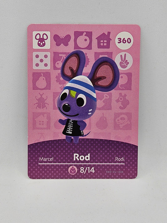 360 Rod Animal Crossing Amiibo Card Series 4