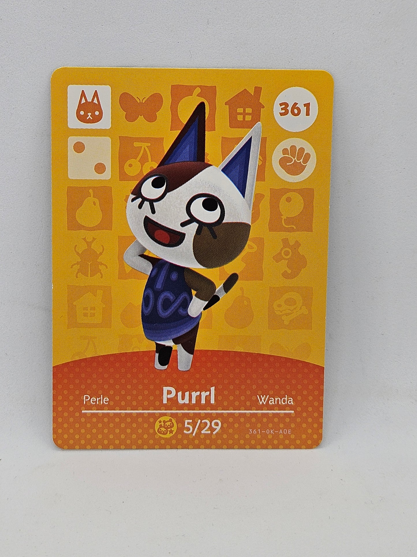 361 Purrl Animal Crossing Amiibo Card Series 4